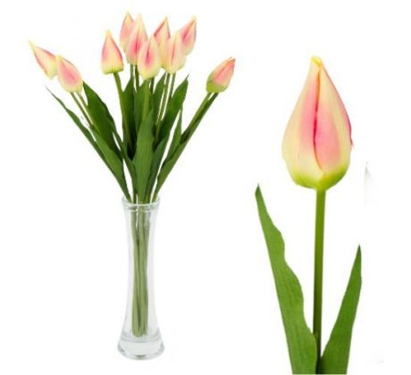 Umelý tulipán žltoružový 55 cm