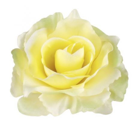 Umelá ruža žltá 11 cm