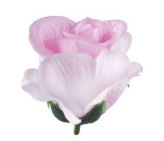 Umelá ruža puk ružová 6 cm