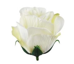 Umelá ruža puk bledozelenej 6 cm