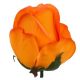 Umelá ruža oranžová saténová W209-14