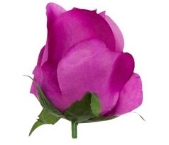 Umelá ruža saténová ružovofialová 9 cm