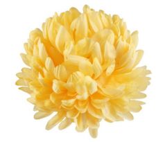 Umelá chryzantéma žltá 13 cm