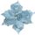 Vianočná ruža azúrovo modrá so štipcom 20 cm
