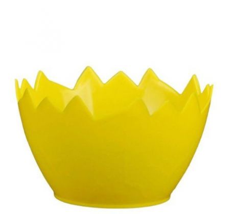 Veľkonočný kvetináč škrupinka žltý 12 cm