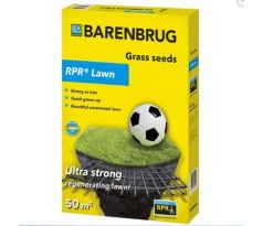 Trávne osivo BARENBRUG RPR LAWN  50 m²- 1 kg mimoriadne pevná a vysoko regeneračná