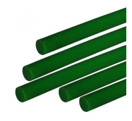 Tavné tyčinky zelené 11 mm x dl. 100 mm / 24 ks