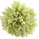 Umelá chryzantéma saténová zelená 16 cm