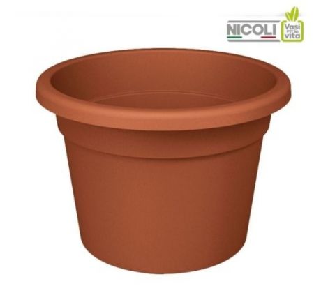 Kvetináč plastový Nicoli terakota 25 cm
