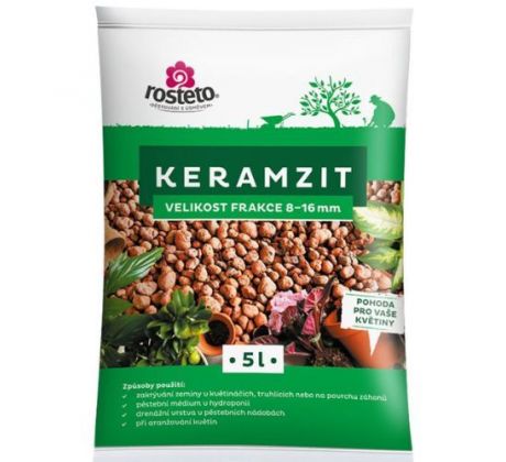 Keramzit Rosteto - 5 l frakcia 8-16 mm