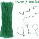Drôt poplastovaný 15 cm / 100 ks