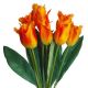 Umelá kytica tulipány oranžové 44 cm