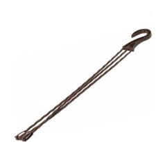 Plastový záves na kvetináč hnedý 50 cm