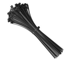 Páska sťahovacia čierna 2,5 mm / 120 mm - 50 ks
