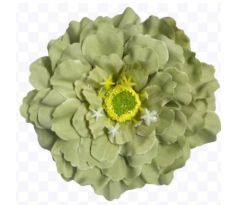 Umelá cínia zelená 9 cm