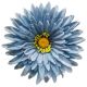 Umelá gerbera modrá 15 cm