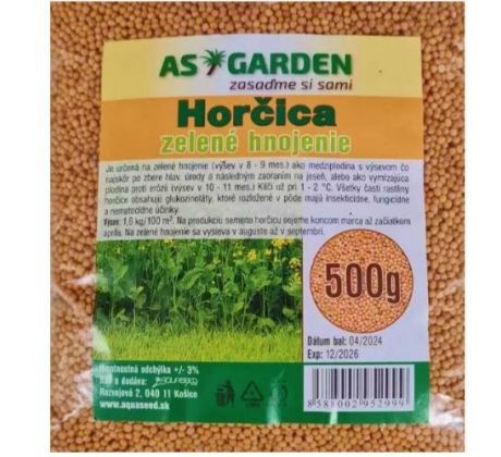 Horčica na zelené hnojenie 500 g
