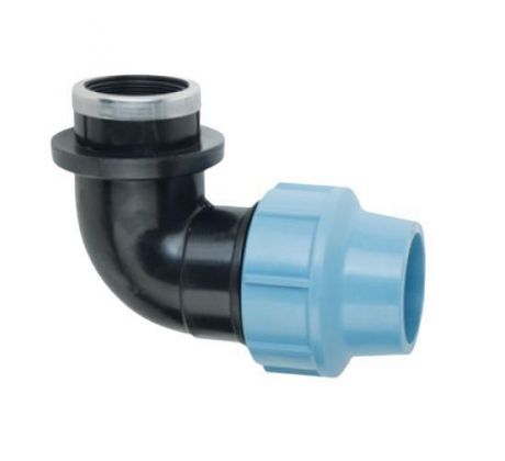 PE Koleno 90° s vnútorným závitom 63 mm x 2 "