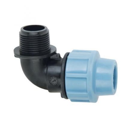 PE Koleno 90° s vonkajším závitom 32 mm x 3/4 "