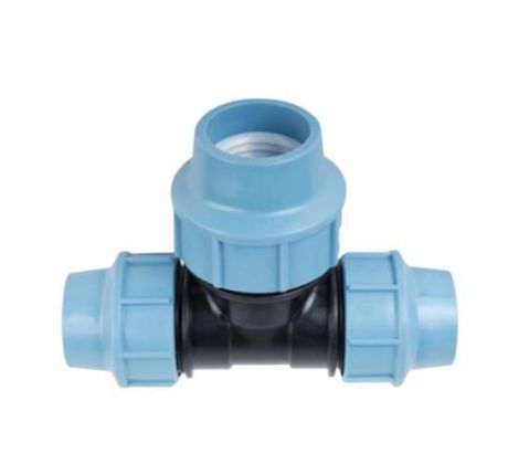 PE T-kus redukovaný 40x50x40 mm