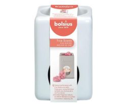 Bolsius Aromalampa na vosk keramická biela 12,5 x 8,5 cm