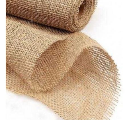Jutová tkanina prírodná 1 m / metráž - 2.akosť