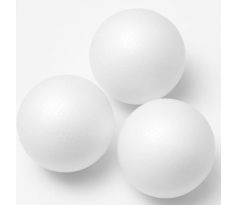 Polystyrénová guľa biela 12 cm / 1 ks