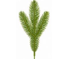 Umelá vetvička zelená 22 cm