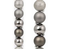 Vianočné gule mix 8 cm/12 ks XL04-X05