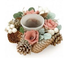 Svietnik so šiškami 17 cm