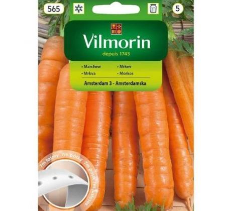 Mrkva skorá AMSTERDAM výsevný pásik / 7m