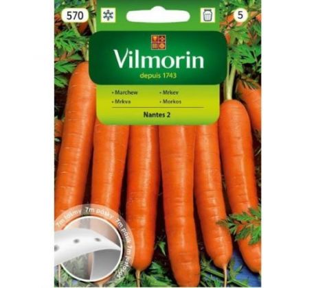 Mrkva skorá NANTES 2 výsevný pásik / 7m