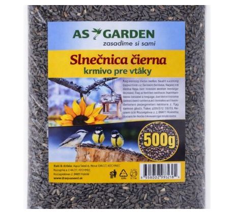 Slnečnica čierna krmivo pre vtáky 1 kg