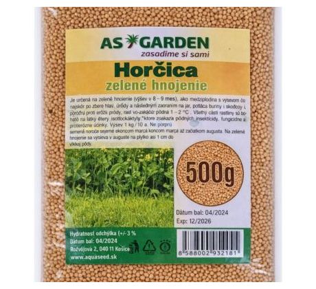 Horčica na zelené hnojenie 500 g