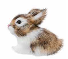 Zajačik bielo-hnedý 8 cm / 1 ks