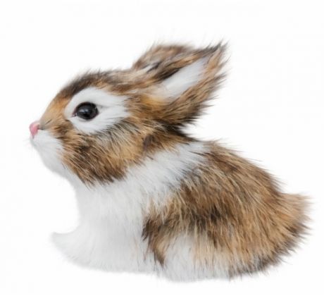 Zajačik bielo-hnedý 8 cm / 1 ks