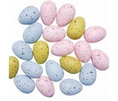 Vajíčka farebný míx 4 cm / 24 ks