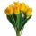 Umelá kytica tulipány žlté 44 cm