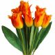Umelá kytica tulipány oranžové 44 cm