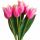 Umelá kytica tulipány ružové 44 cm