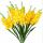 Umelá kytica frézie žltá 60 cm