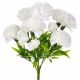 Umelá kytička karafiáty biela 28 cm