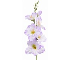 Umelá gladióla saténová lila 54 cm