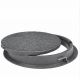 Poklop plastový  600 šedý so zámkou zaťaženie 5 t