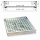 Poklop hliníkový pre zadláždenie H60 - 800x800 - nosnosť do 12,5 t