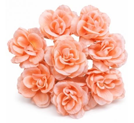 Ružičky umelé W303-09 - 10 ks