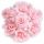 Ružičky umelé ružové  W303-07 - 10 ks