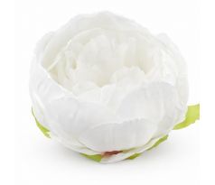 Umelá pivónia biela 8 cm