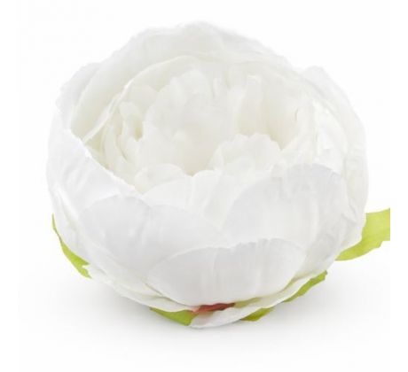 Umelá pivónia biela 8 cm