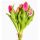 Umelá kytica tulipány ružové 30 cm